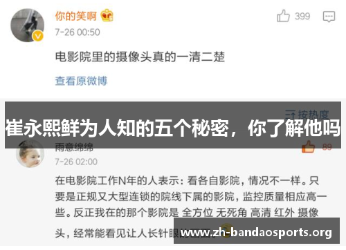 崔永熙鲜为人知的五个秘密，你了解他吗